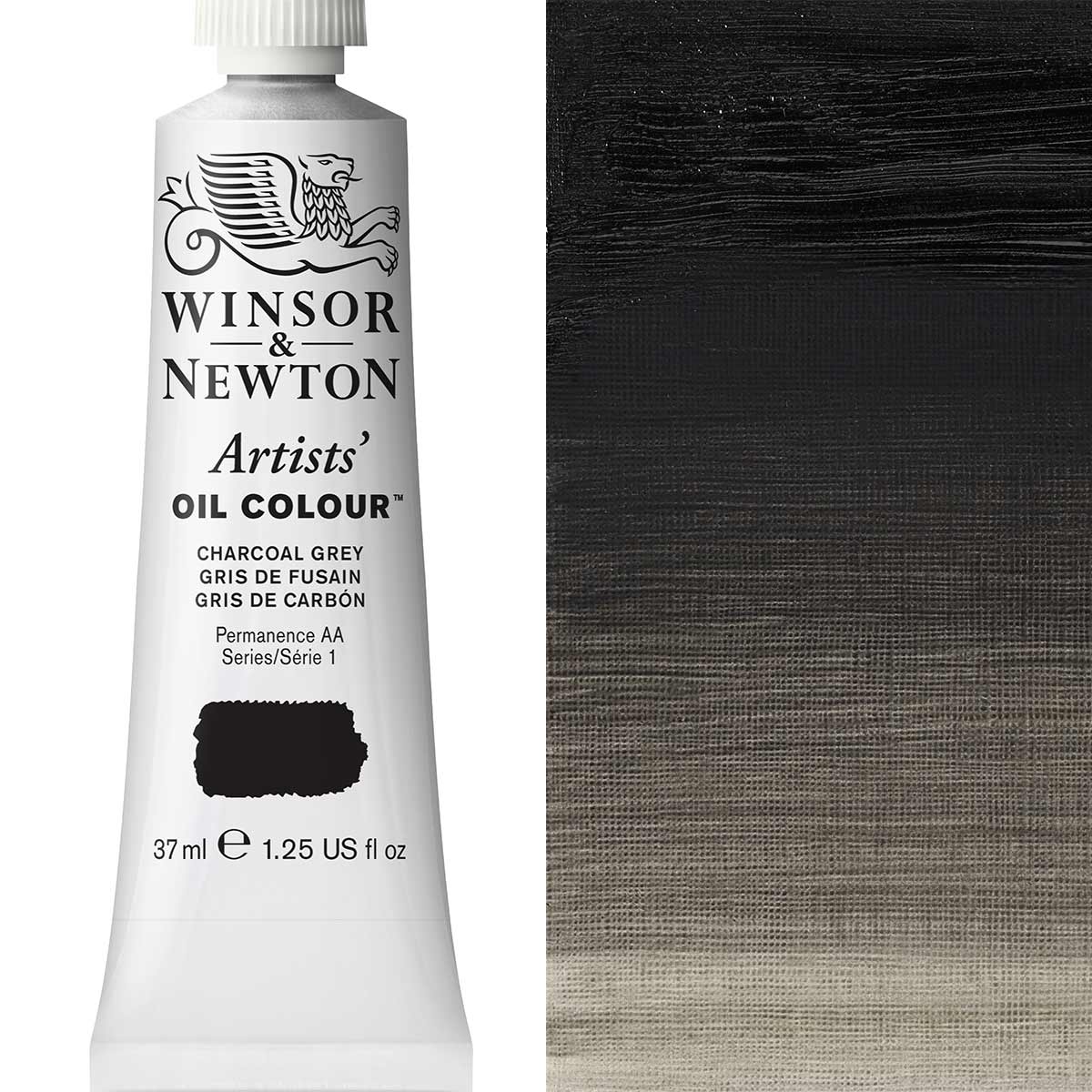 37ml Charcoal Grey - Artists' Oil