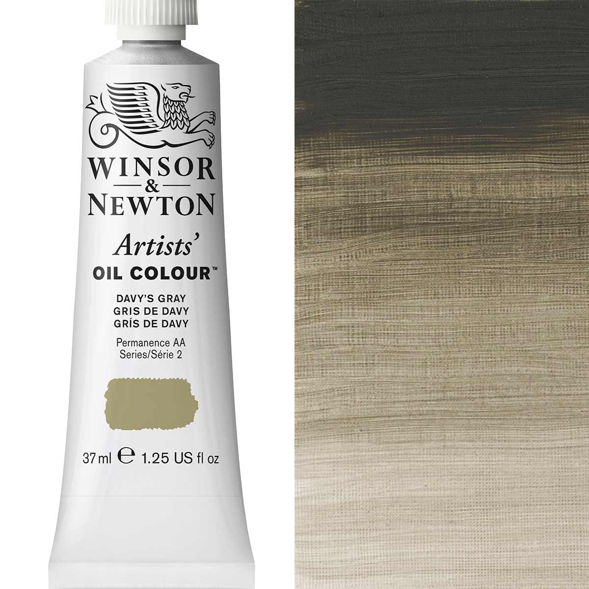 37ml Davy's Grey - Artists' Oil
