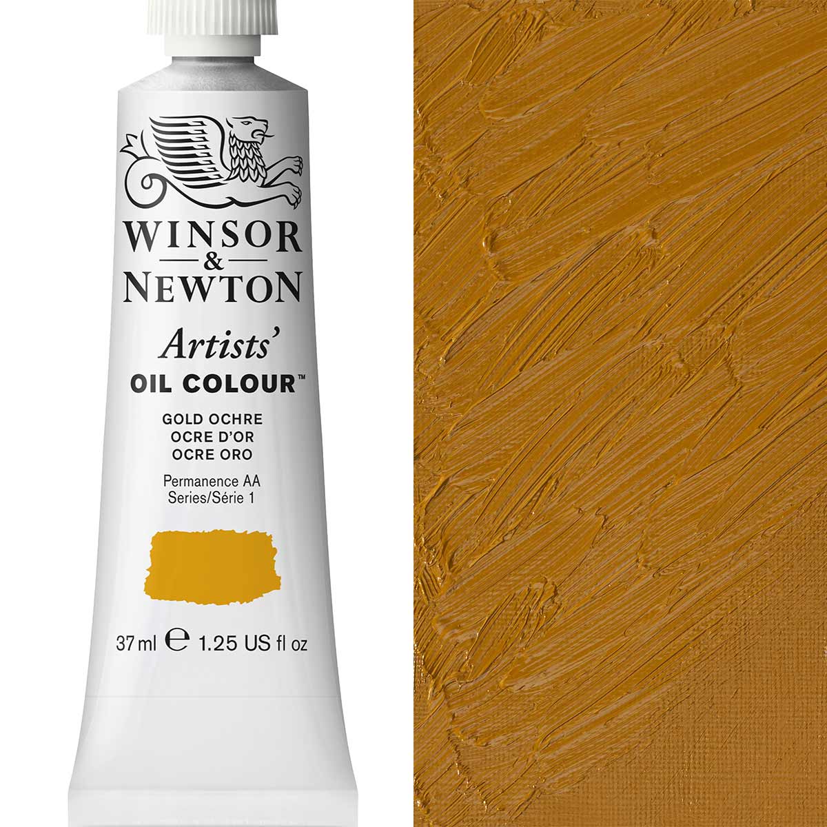 37ml Gold Ochre - Artists' Oil