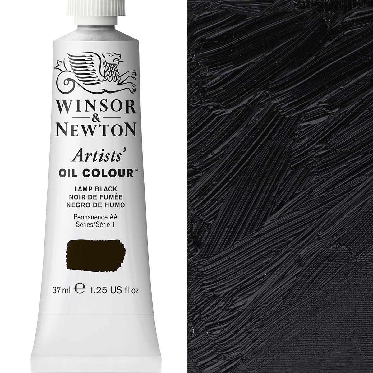37ml Lamp Black - Artists' Oil