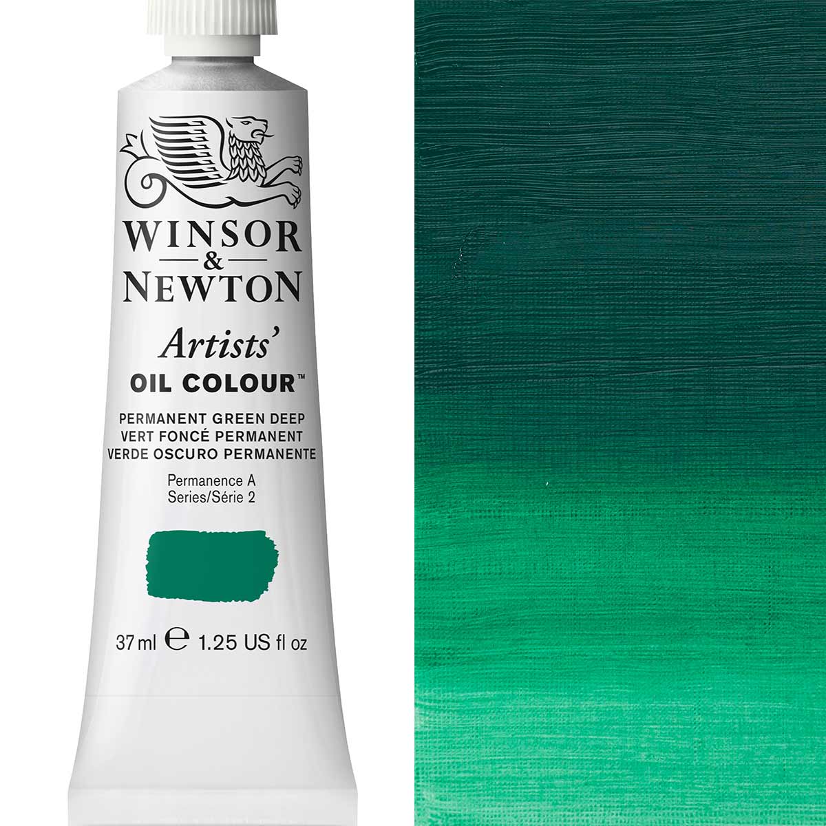37ml Permanent Green Deep - Artists' Oil