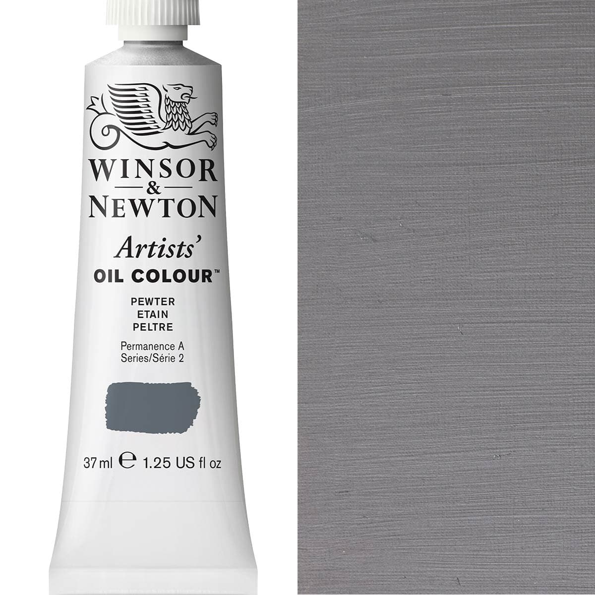37ml Pewter - Artists' Oil