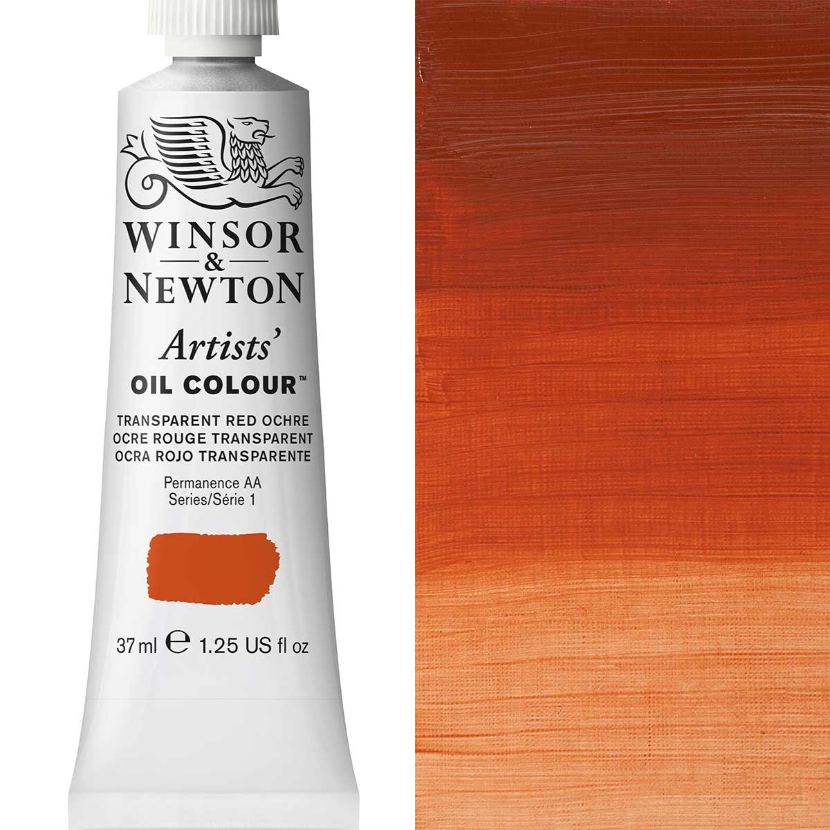 37ml Transparent Red Ochre - Artists' Oil