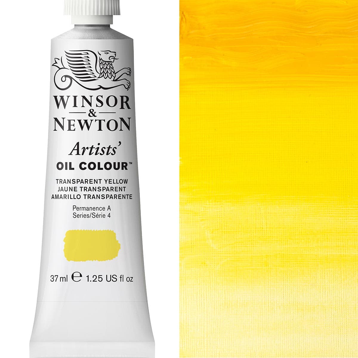 37ml Transparent Yellow - Artists' Oil