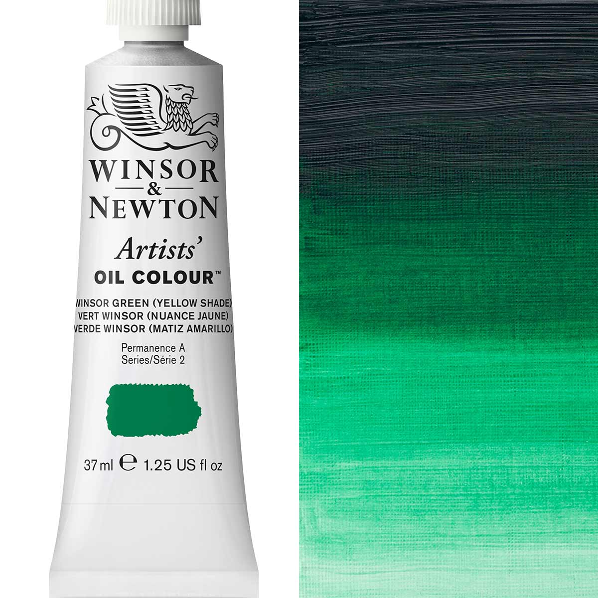 37ml Winsor Green Yellow Shade - Artists' Oil