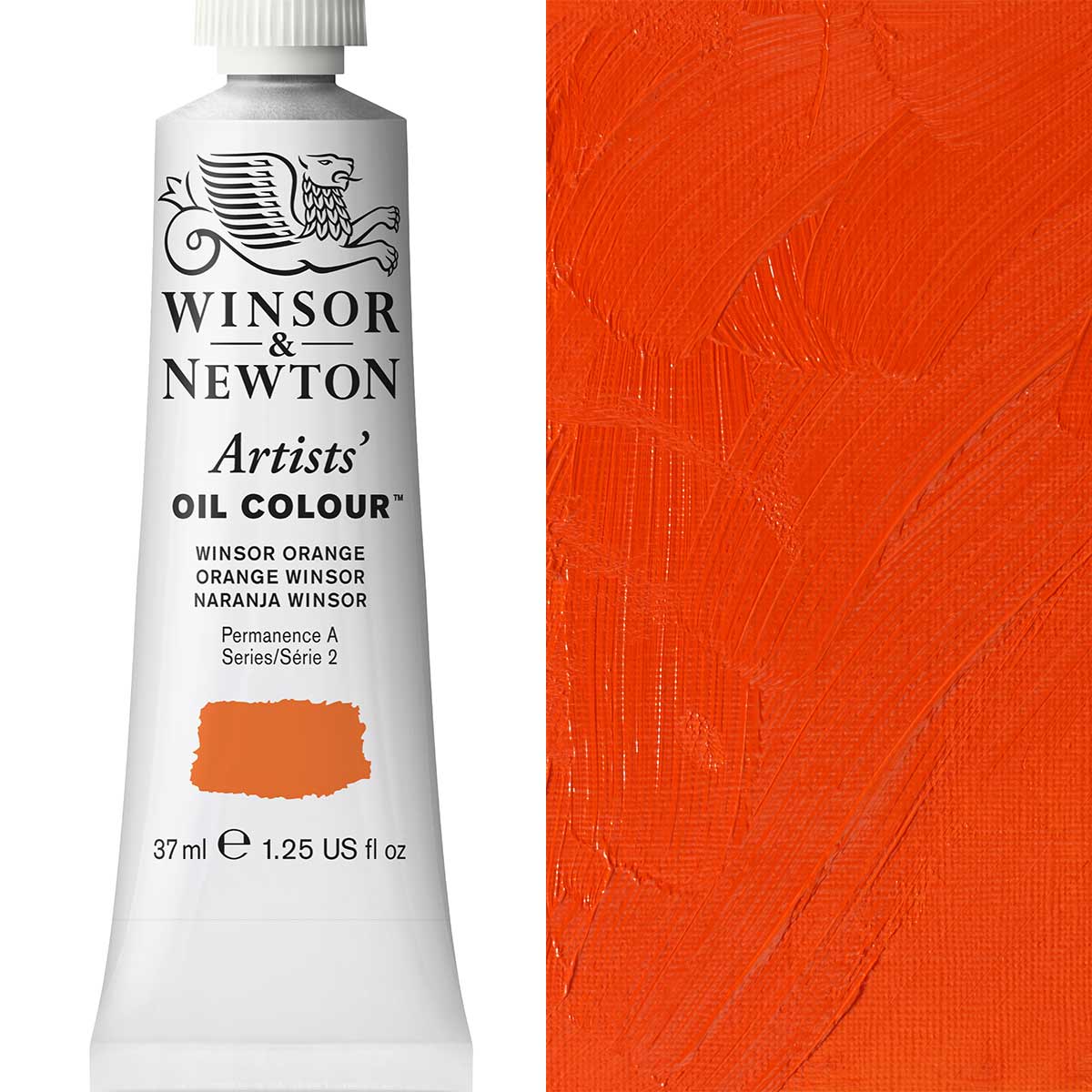 37ml Winsor Orange - Artists' Oil