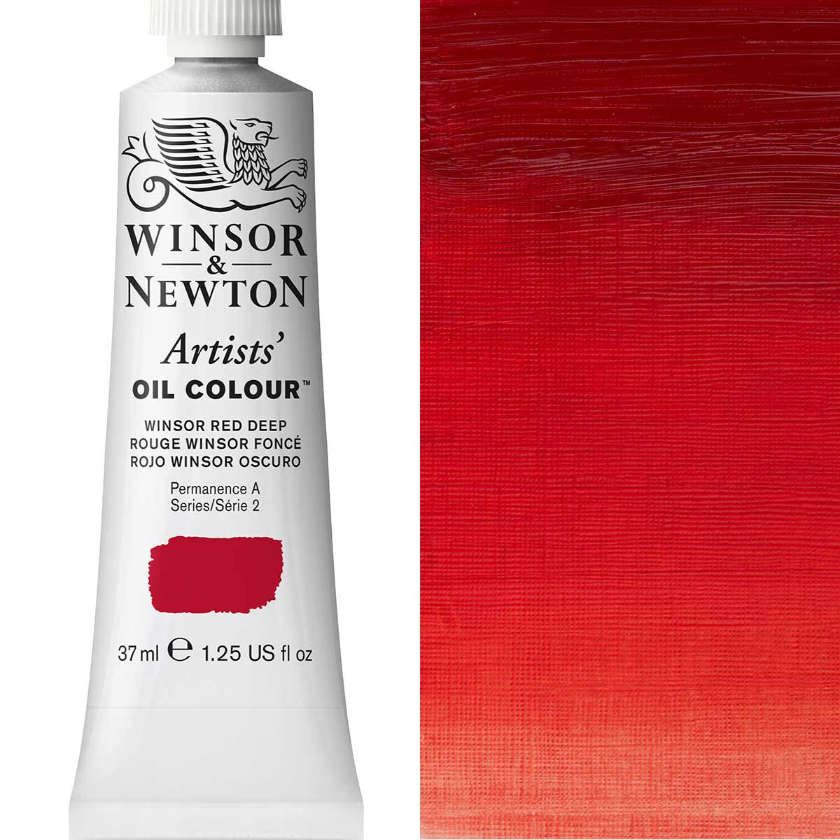 37ml Winsor Red Deep - Artists' Oil