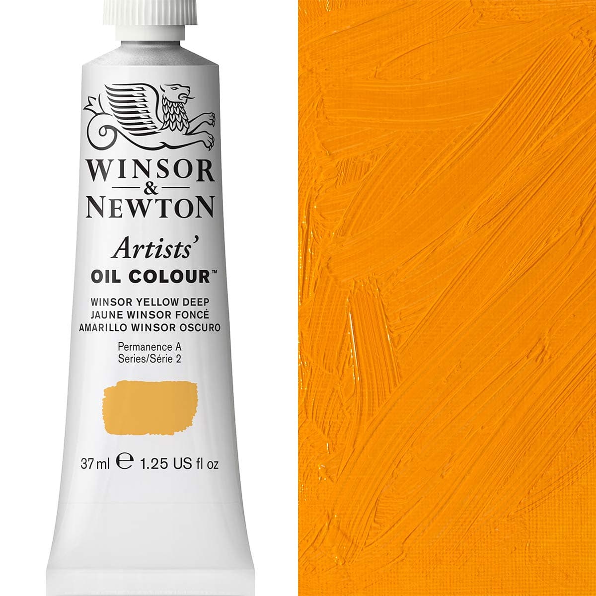37ml Winsor Yellow Deep - Artists' Oil