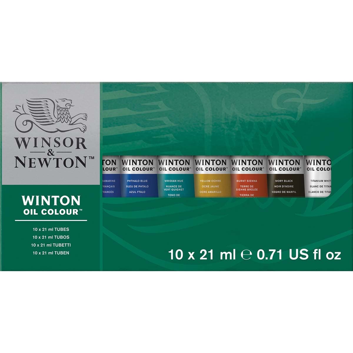 Winton Oil Paint Basic Set 21ml 10PK