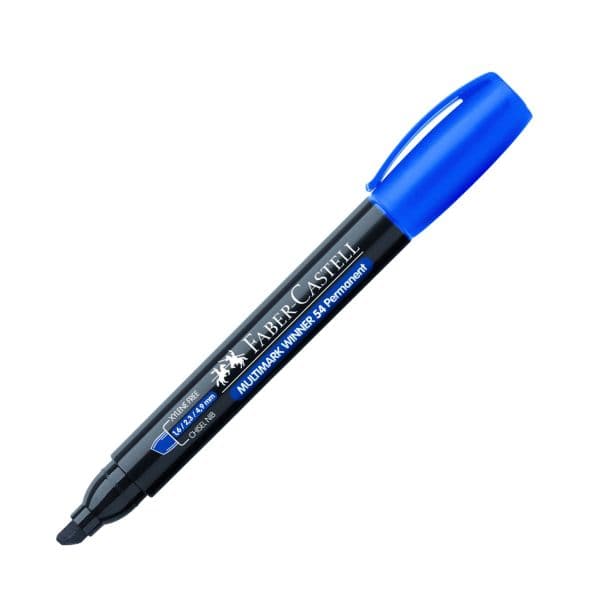 PERMANENT MARKER 54 CHISEL TIP BLUE