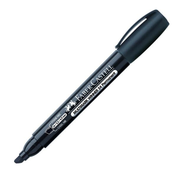 PERMANENT MARKER 54 CHISEL TIP BLACK