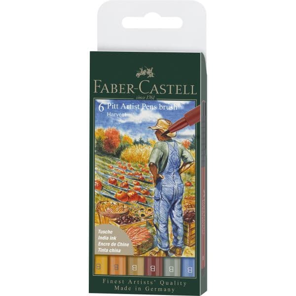 PITT ARTIST PEN BRUSH HARVEST WLT 6
