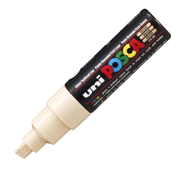 POSCA PC-8K BOLD CHISEL - TIP BEIGE