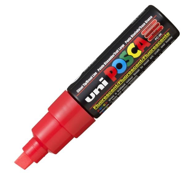 POSCA PC-8K BOLD CHISEL - TIP RED