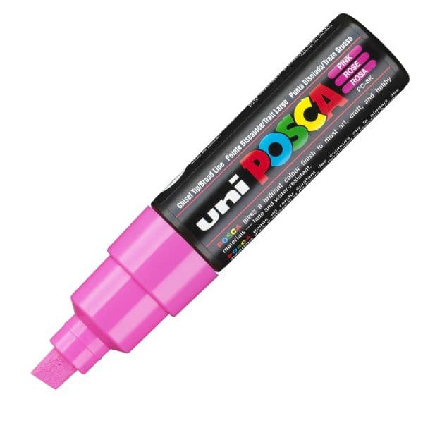 POSCA PC 8K BOLD CHISEL TIP - PINK