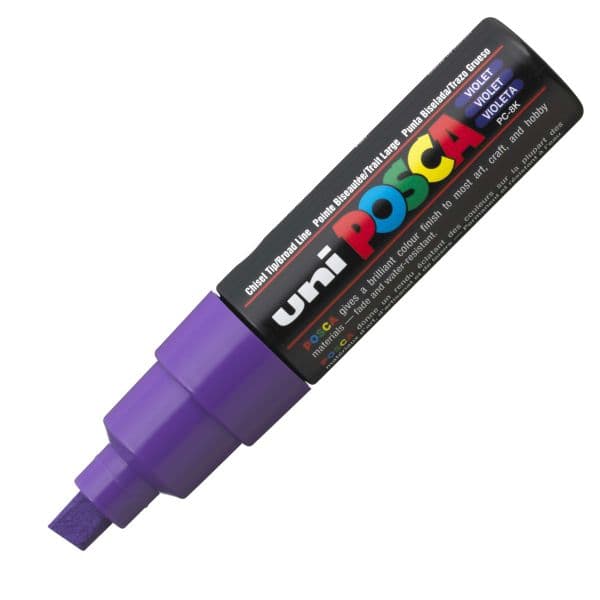 POSCA PC-8K BOLD CHISEL TIP - VIOLET