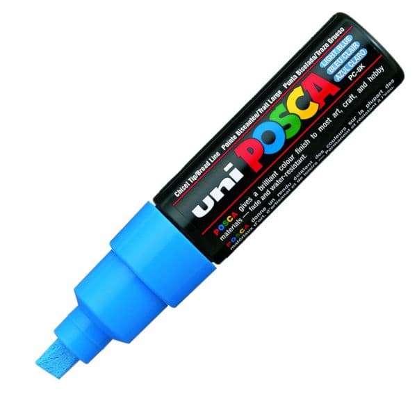 POSCA PC-8K BOLD CHISEL TIP – BROAD BLUE