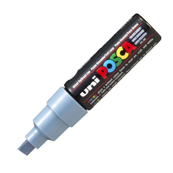 POSCA PC-8K BOLD CHISEL TIP – GREY