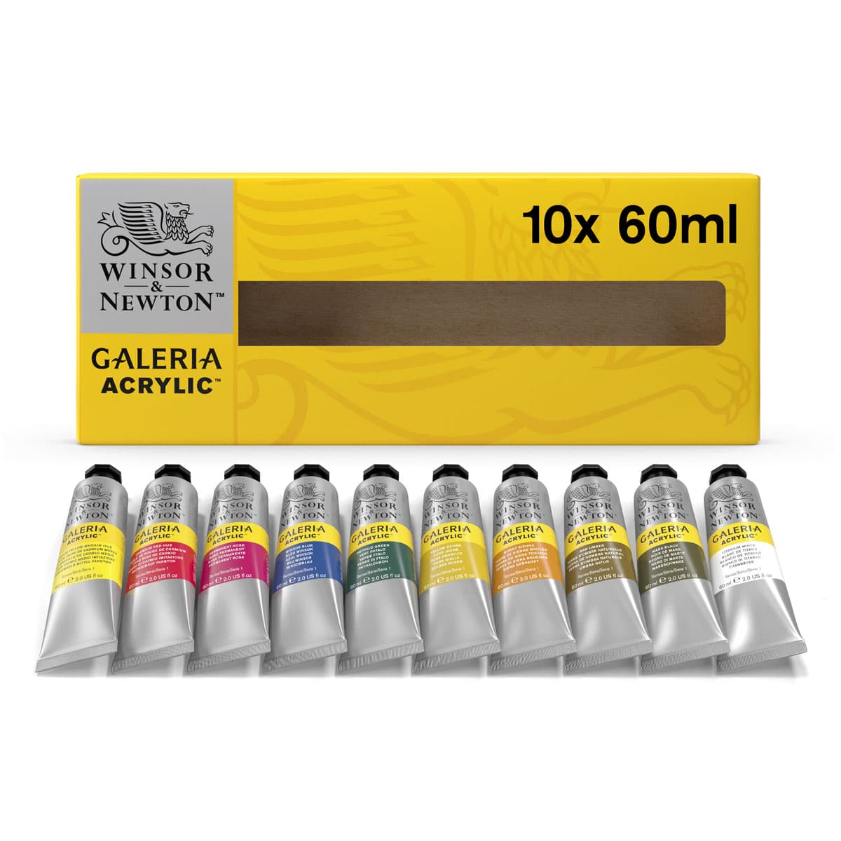 Galeria Acrylic Paint 60ml tube set - 10PK
