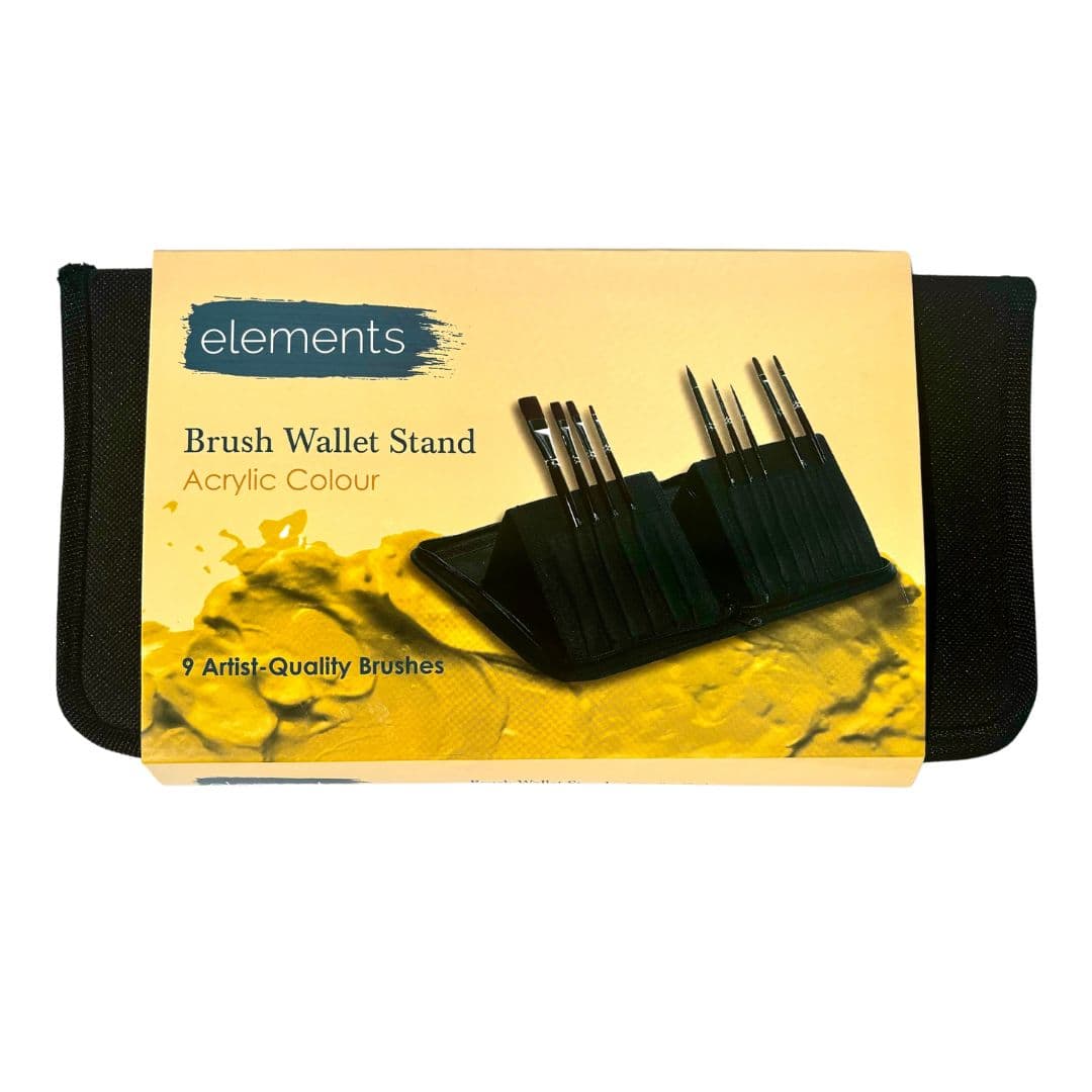 Elements Acrylic 9 Brush Stand Wall