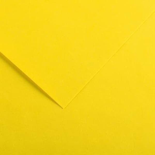Vivaldi Poster Paper - 50 x 65cm 120gsm Canary Yellow