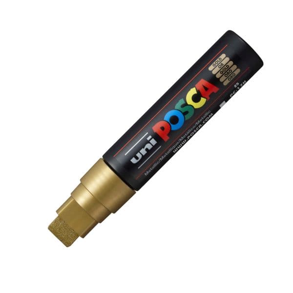 POSCA PC-17K GOLD EXTRA-BROAD CHISEL TIP