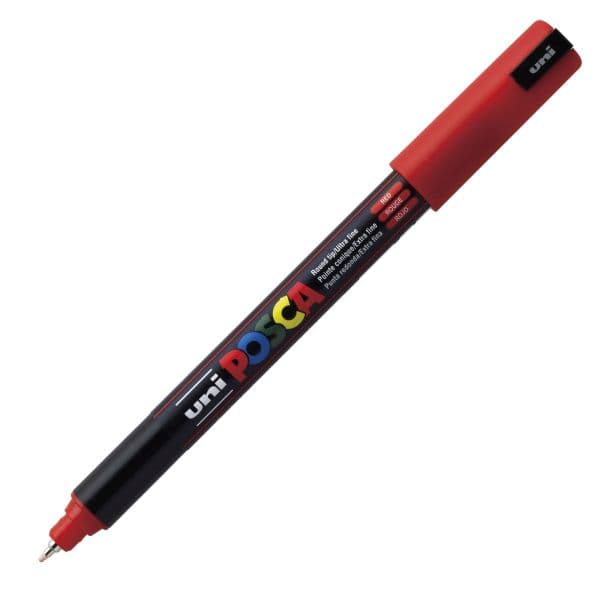 POSCA PC-1MR ULTRA FINE PIN TIP – RED