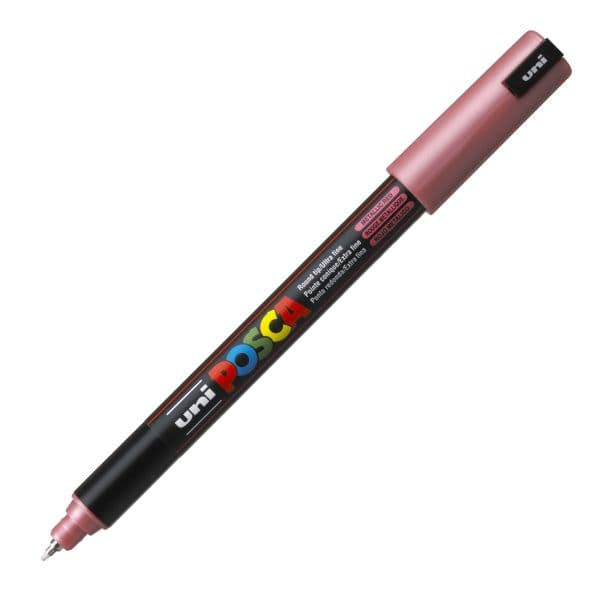 POSCA PC-1MR ULTRA FINE PIN TIP – METALLIC RED