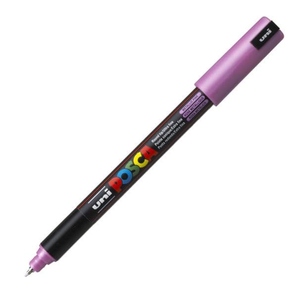 POSCA PC-1MR ULTRA FINE PIN TIP – METALLIC PINK