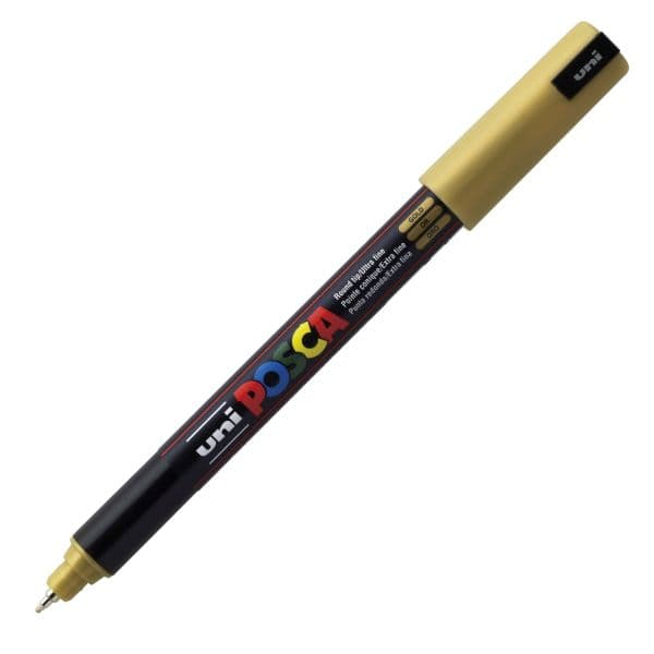 POSCA PC-1MR ULTRA FINE PIN TIP – GOLD