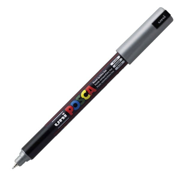 POSCA PC-1MR ULTRA FINE PIN TIP – SILVER