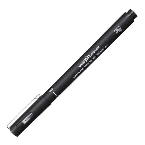 PIN06-200S FINE MARKER BLACK