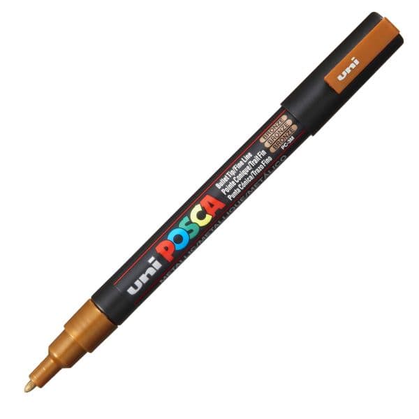 POSCA PC-3M FINE BULLET TIP – BRONZE