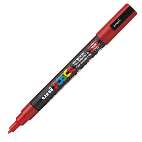 POSCA PC-3M FINE BULLET TIP – RED