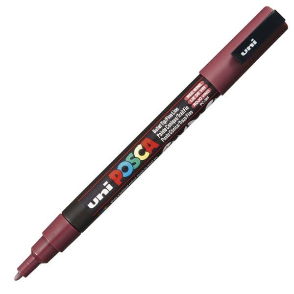 POSCA PC-3M FINE BULLET TIP – WINE RED