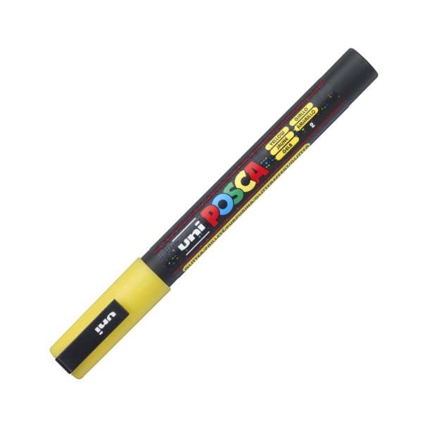 POSCA PC-3ML SPARKLING YELLOW FINE BULLET TIP