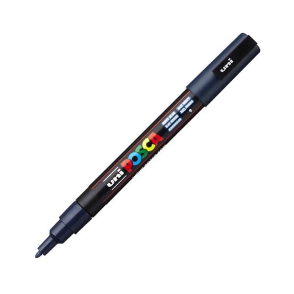 POSCA PC-3M NAVY BLUE FINE BULLET TIP