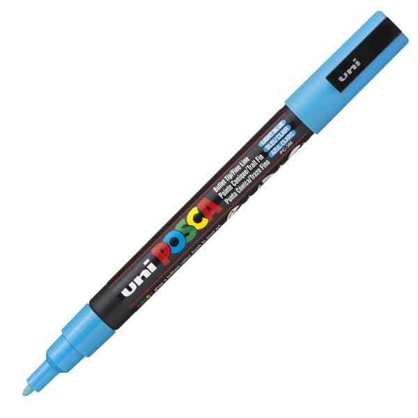 POSCA PC-3M FINE BULLET TIP – LIGHT BLUE
