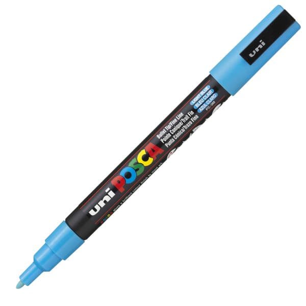 POSCA PC-3M FINE BULLET TIP – SKY BLUE