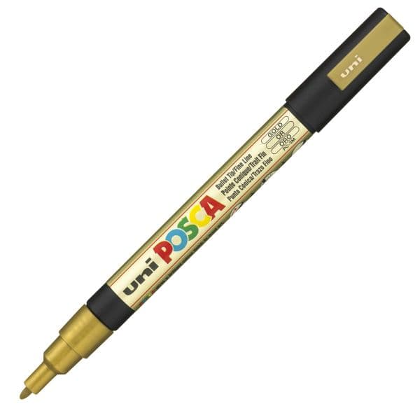 POSCA PC-3M FINE BULLET TIP – GOLD