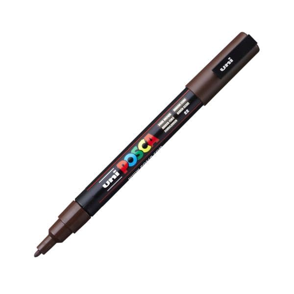 POSCA PC-3M DARK BROWN FINE BULLET TIP