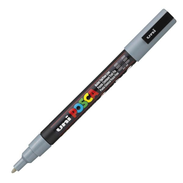 POSCA PC-3M FINE BULLET TIP – GREY