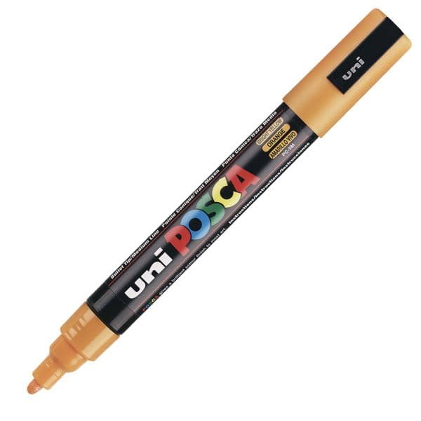 POSCA PC-5M MEDIUM BULLET TIP – BRIGHT YELLOW