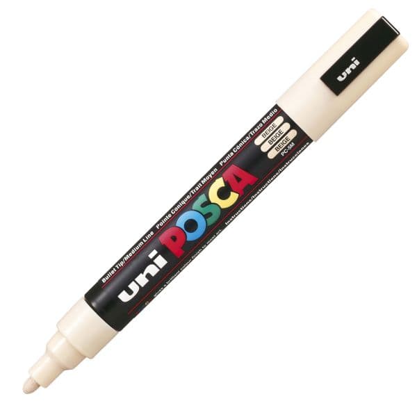 POSCA PC-5M MEDIUM BULLET TIP – BEIGE