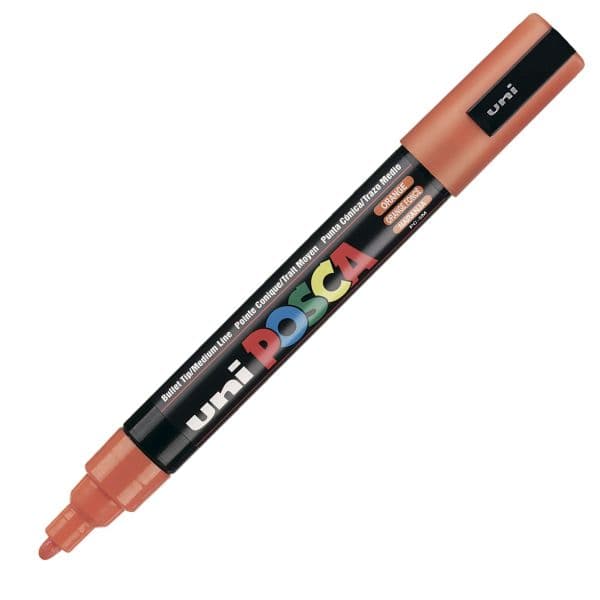 POSCA PC-5M MEDIUM BULLET TIP – ORANGE