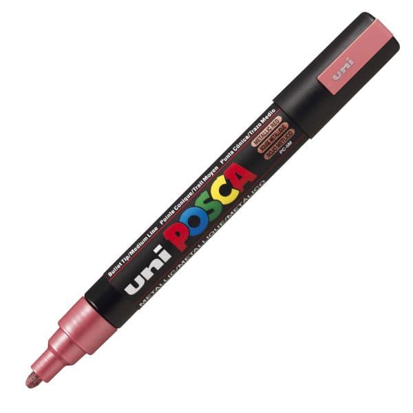 POSCA PC-5M MEDIUM BULLET TIP – METALLIC RED