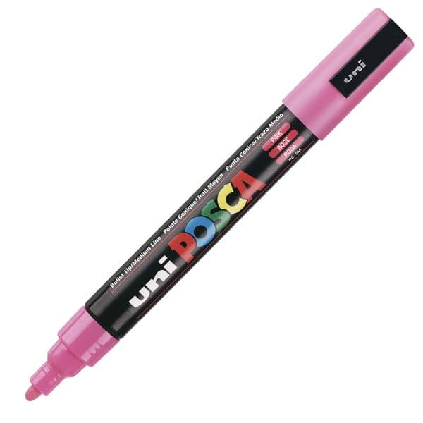 POSCA PC-5M MEDIUM BULLET TIP – PINK