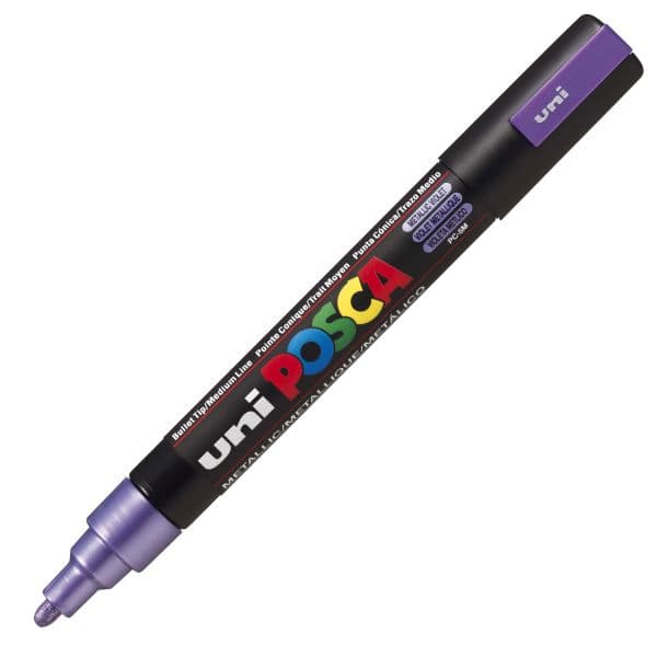 POSCA PC-5M MEDIUM BULLET TIP – METALLIC VIOLET