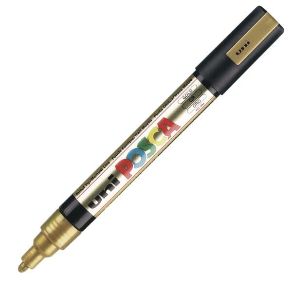 POSCA PC-5M MEDIUM BULLET TIP – GOLD