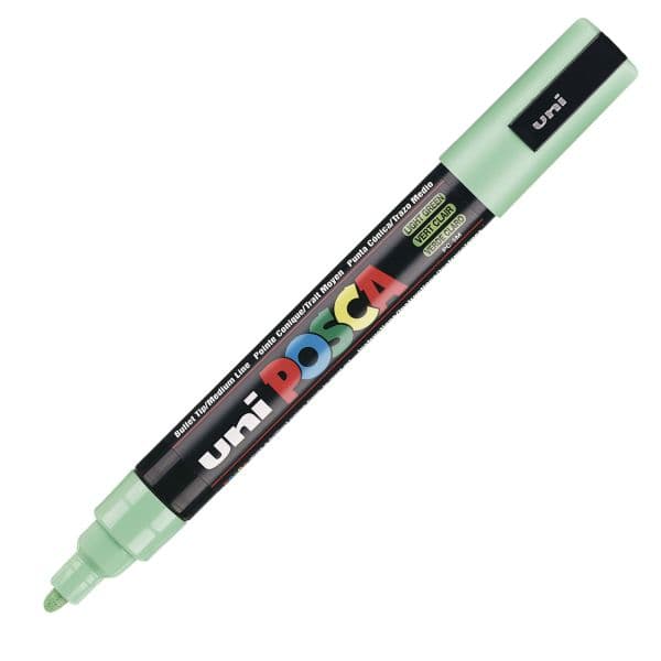 POSCA PC-5M MEDIUM BULLET TIP – LIGHT GREEN